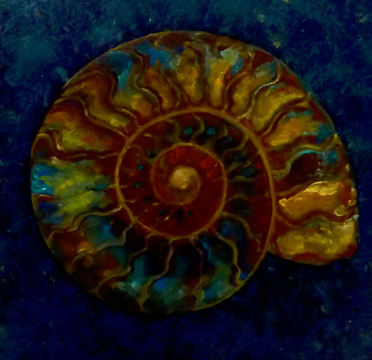 Ammonite Verde Oro, 2020 da Lee Campbell