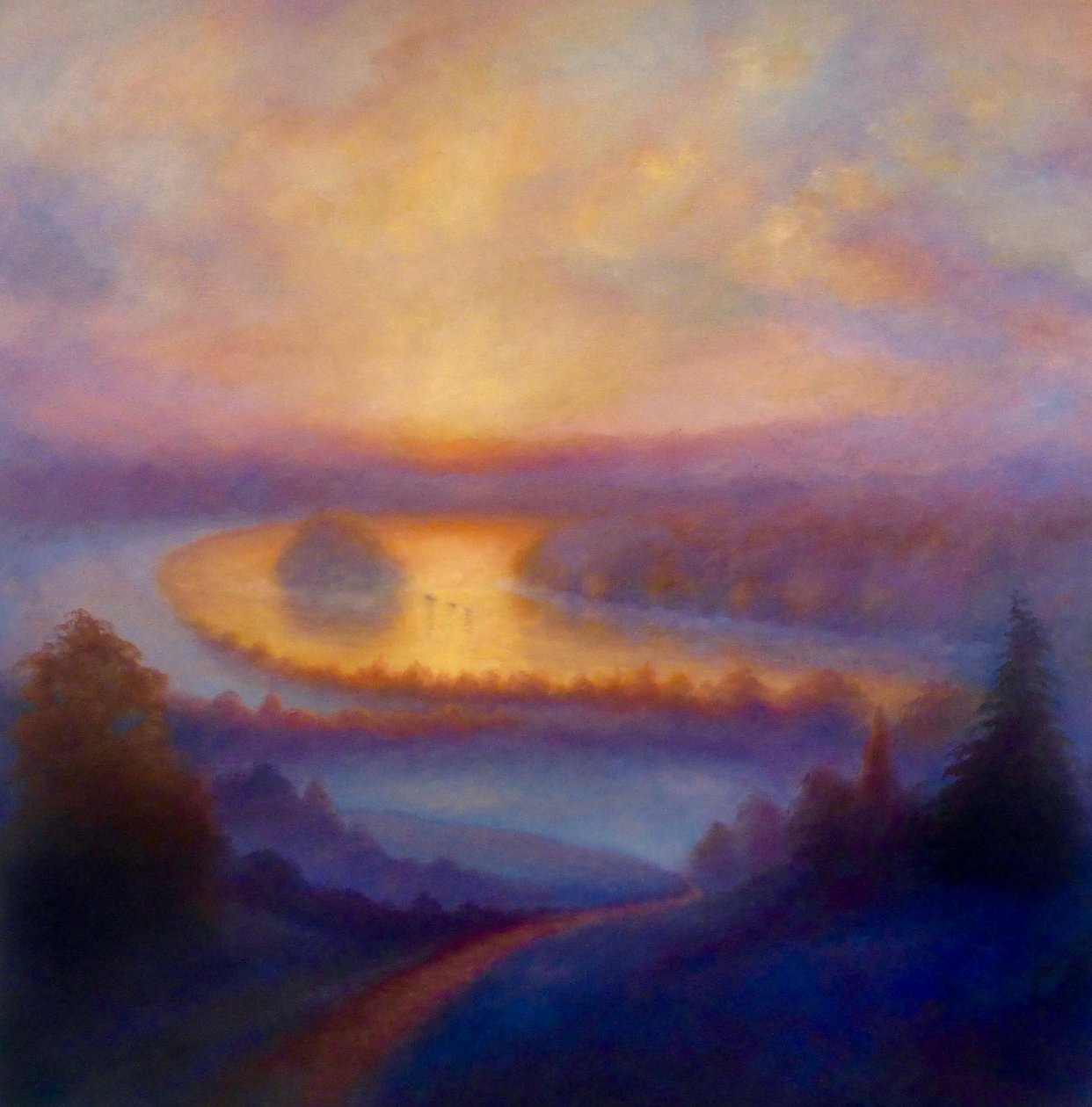 Vista nebbiosa, 2023 da Lee Campbell