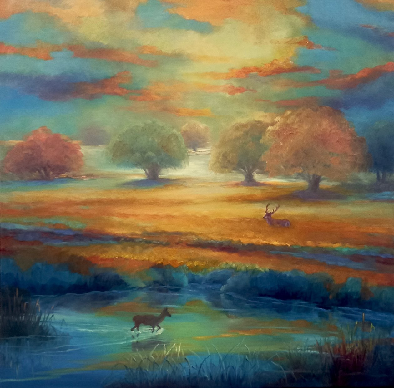 Richmond Park, verde e oro da Lee Campbell