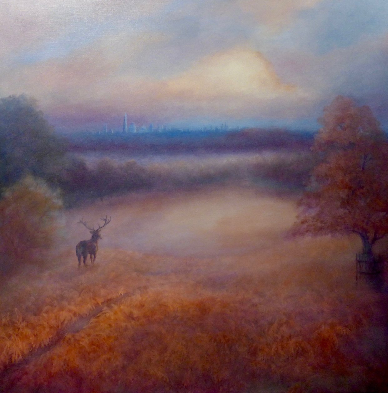 Richmond Park con vista sulla città, 2020 da Lee Campbell