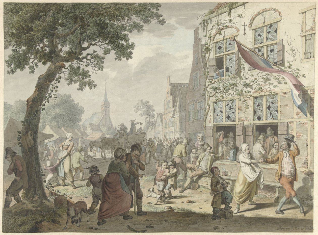 Festa del villaggio da Leendert Overbeek