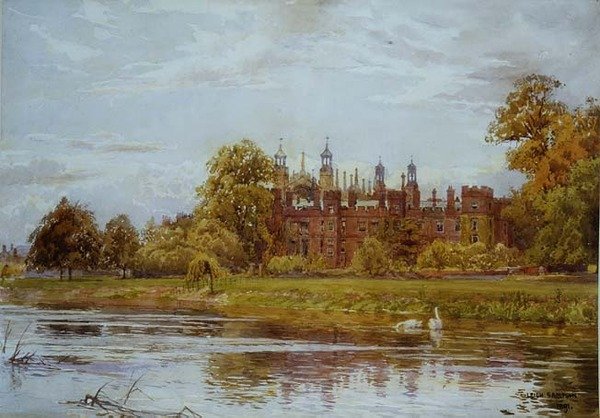 Eton College dal fiume da Leigh Sampson