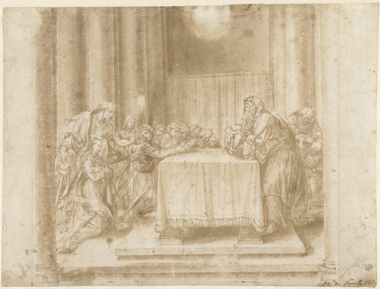 La presentazione al tempio da Lelio Orsi