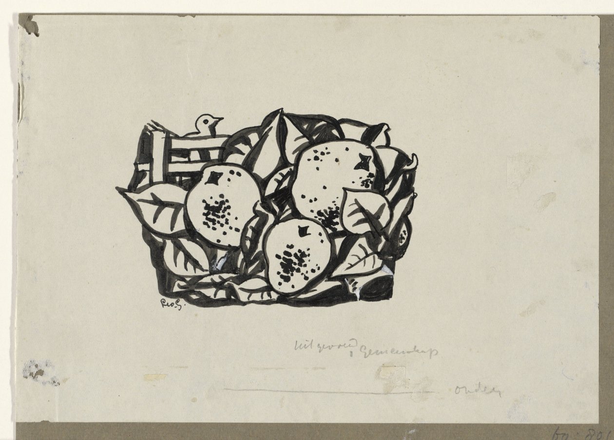 Tre pere da Leo Gestel (signed by artist)