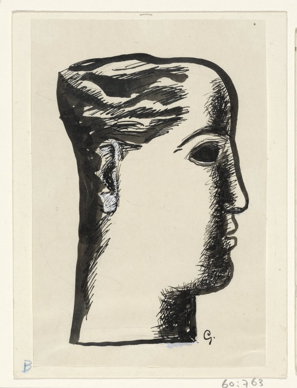 Testa di donna da Leo Gestel (signed by artist)