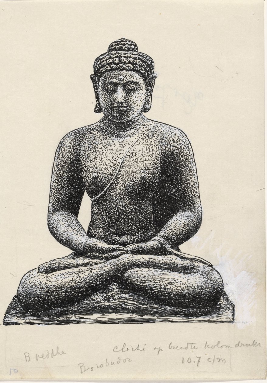Buddha al Borobudur da Leo Gestel