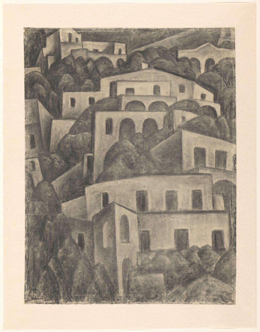 Veduta di Positano da Leo Gestel