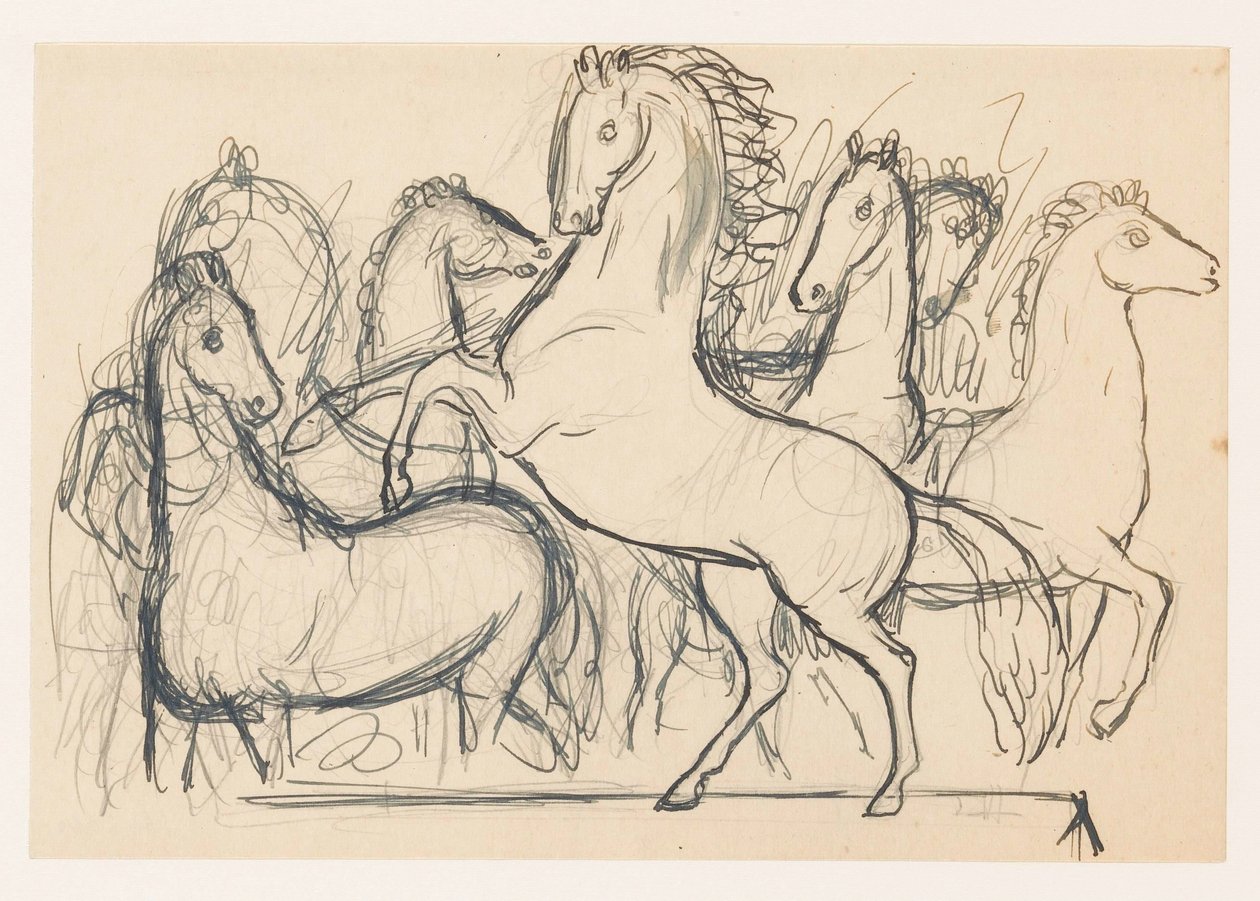 Gregge di cavalli da Leo Gestel