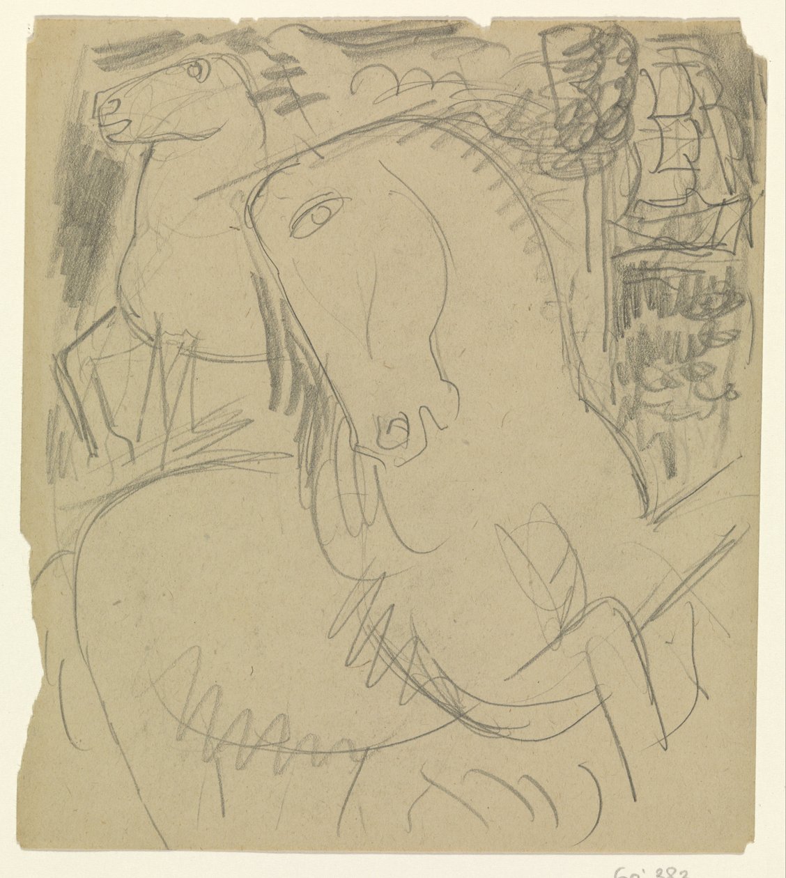 Due cavalli da Leo Gestel