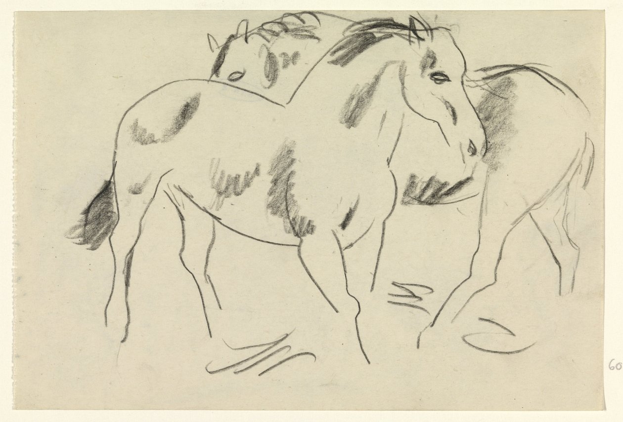Due cavalli da Leo Gestel