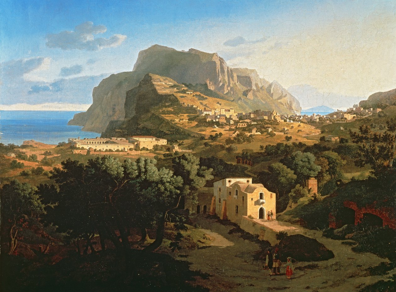 Paesaggio a Capri da Leo von Klenze