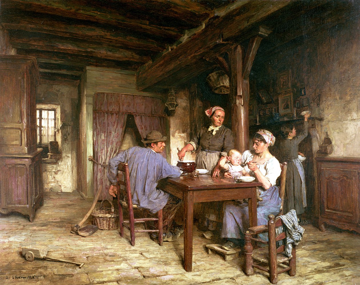 Pasto di mezzogiorno da Leon Augustin Lhermitte