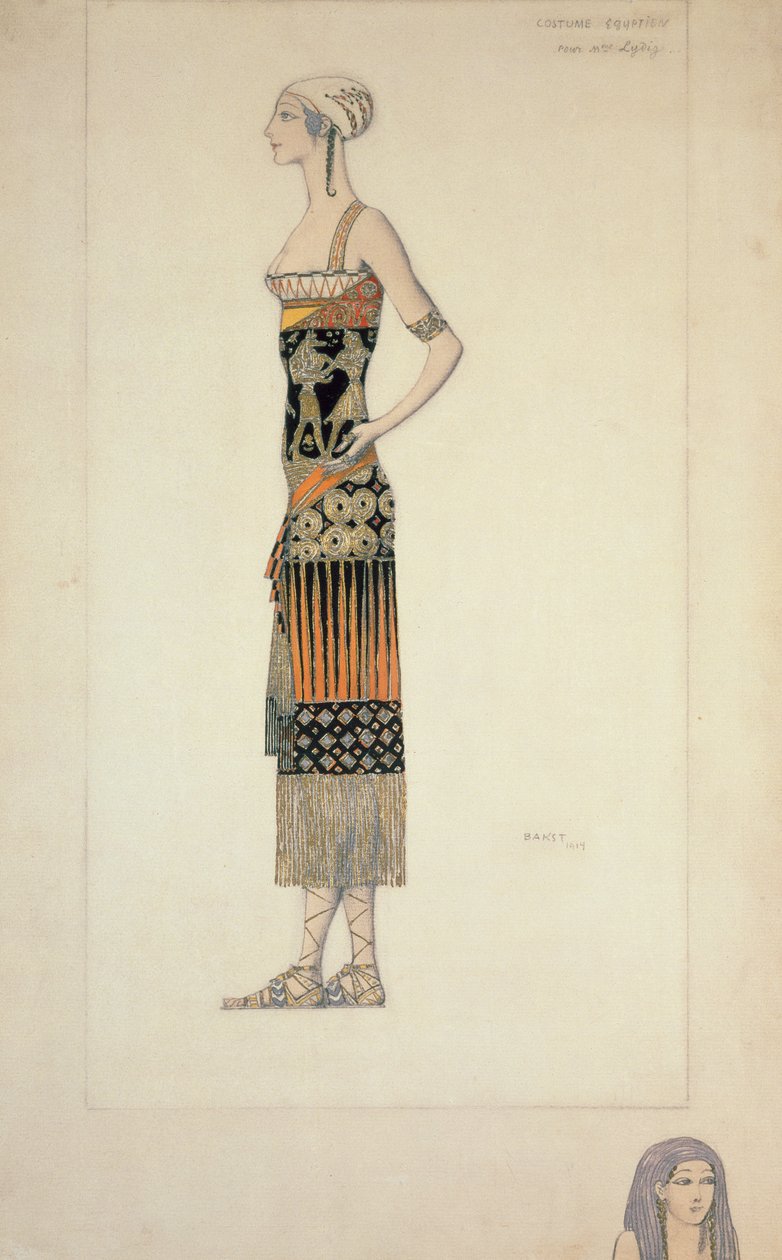 Costume egiziano da Leon Bakst