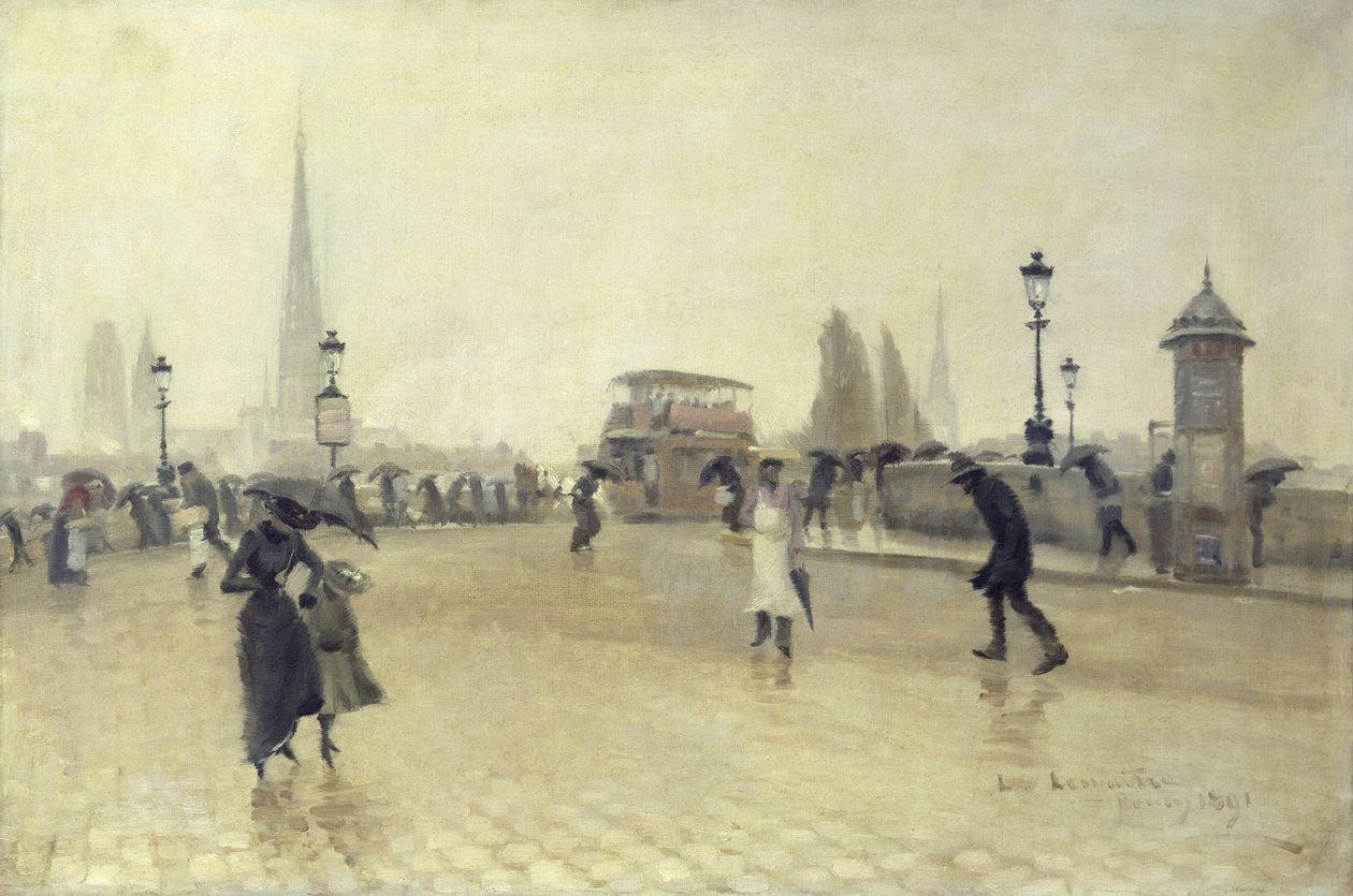 Il Ponte Corneille, Rouen, 1891 da Léon Jules Lemaître