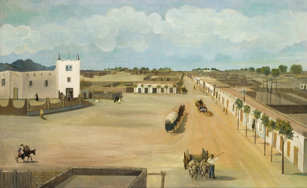 Vecchia Piazza di Mesilla da Leon Trousset