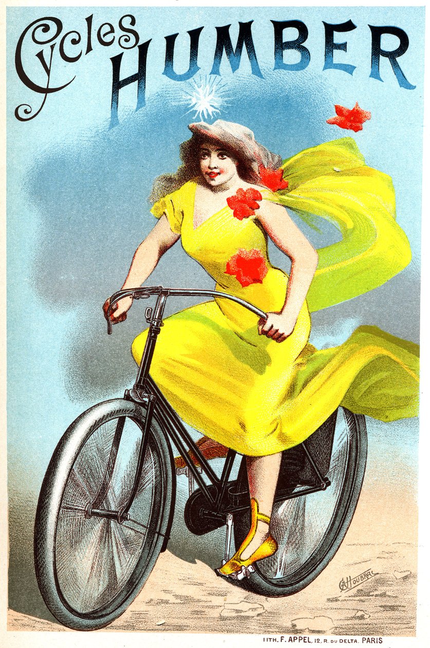 Cicli Humbert. Poster di Choubrac da Leon Choubrac