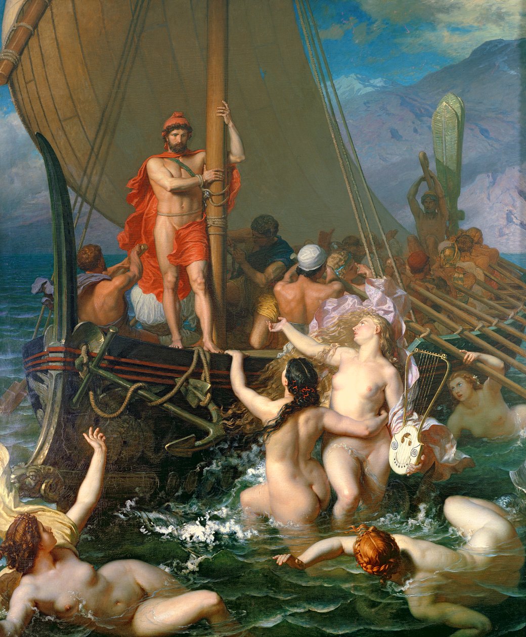 Ulisse e le Sirene da Leon Auguste Adolphe Belly
