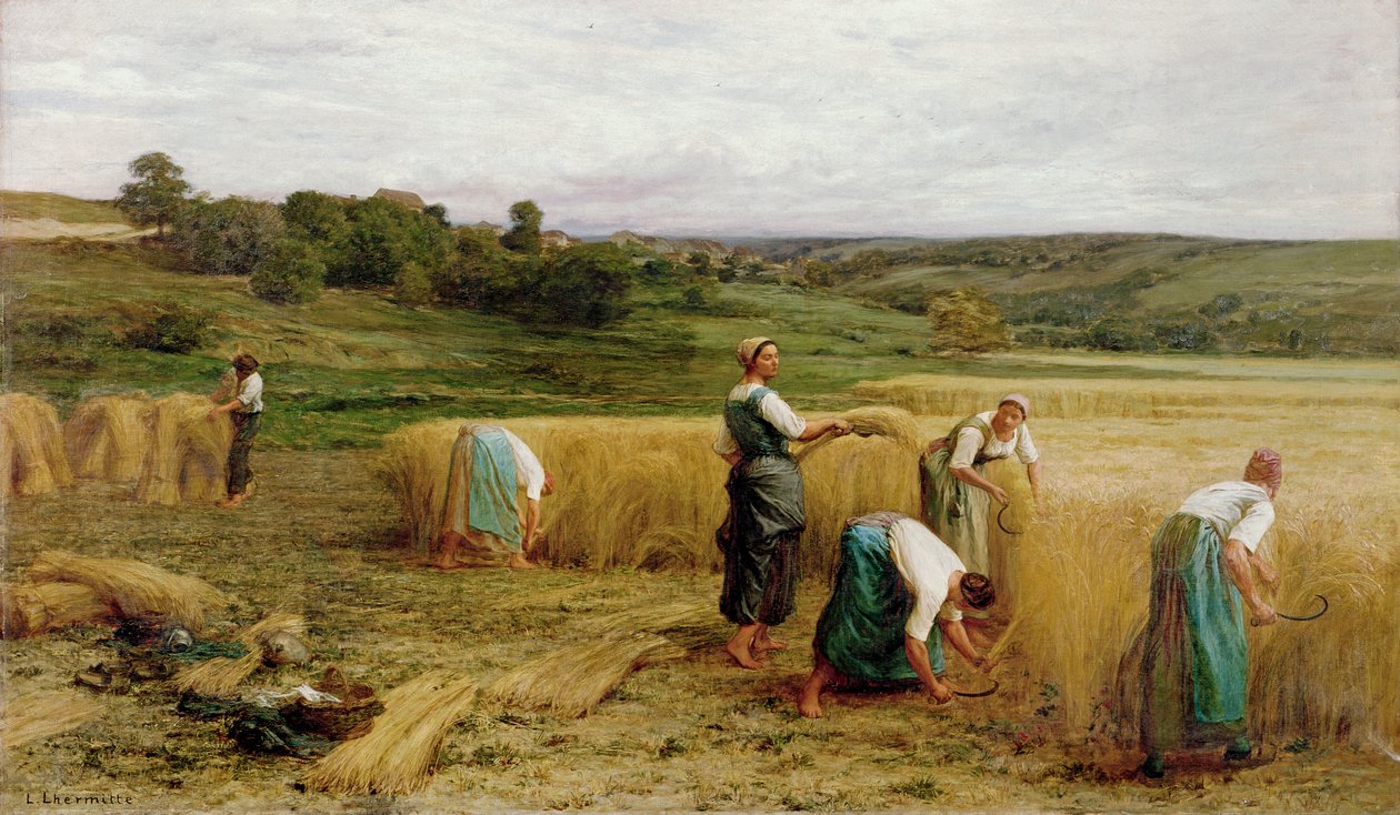 Raccolto, 1874 da Leon Augustin Lhermitte