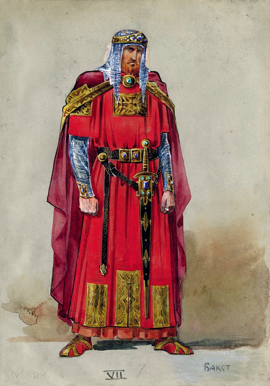 Principe medievale. Costume da Leon Bakst