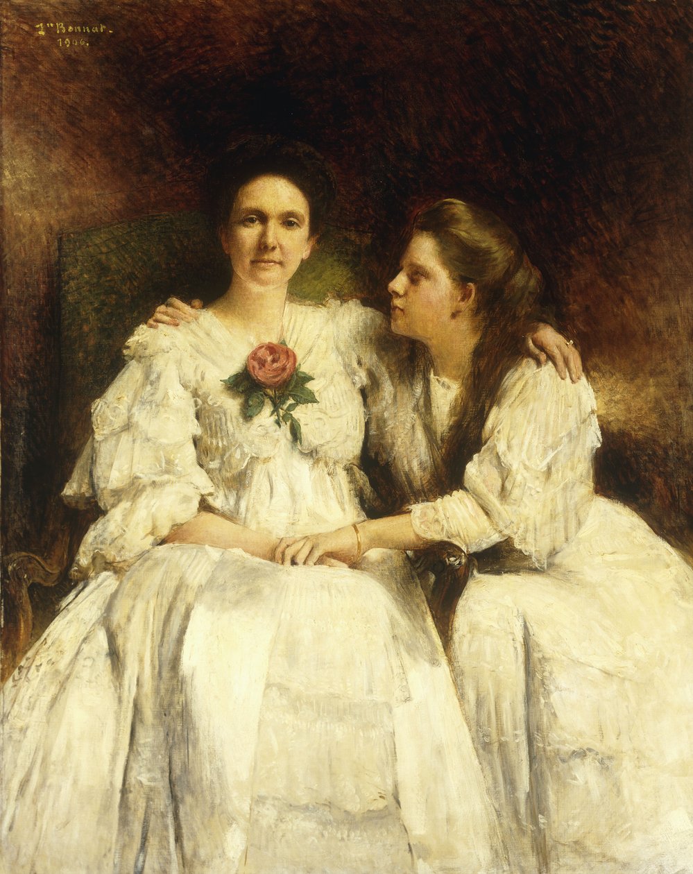 Madre e figlia, 1905 da Leon Bonnant