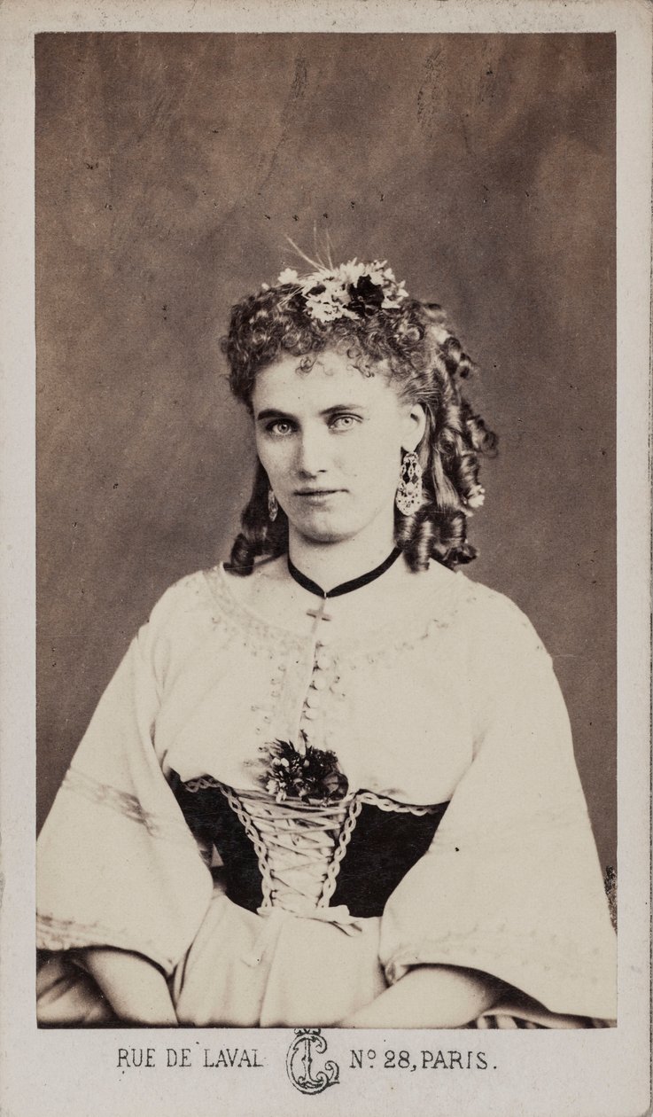 Ritratto di Christine Nilsson 1843-1921 da Leon Cremiere