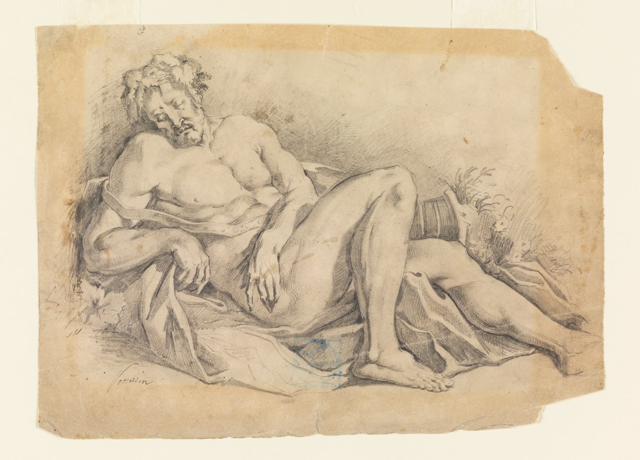 Bacco dormiente (dopo Poussin) da Leon Dabo