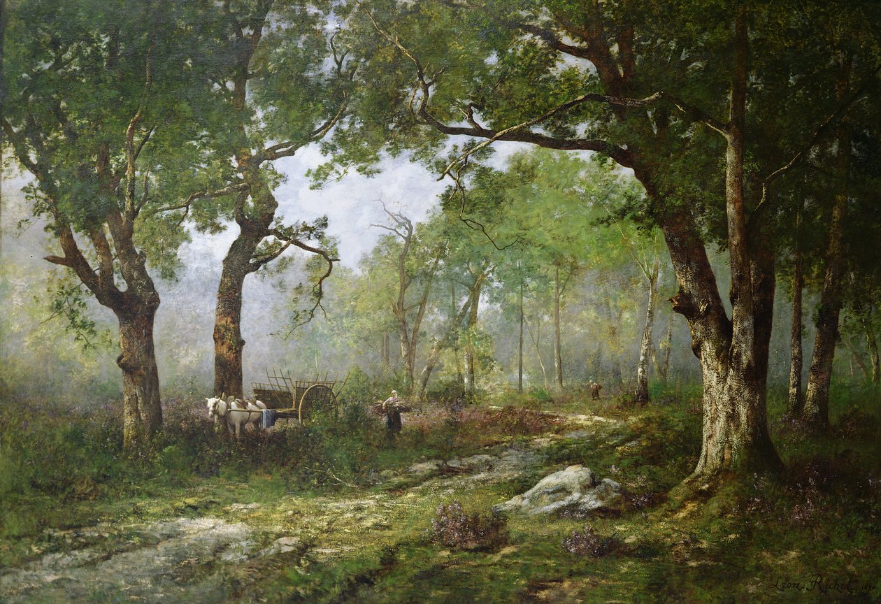 La foresta di Fontainebleau da Leon Richet