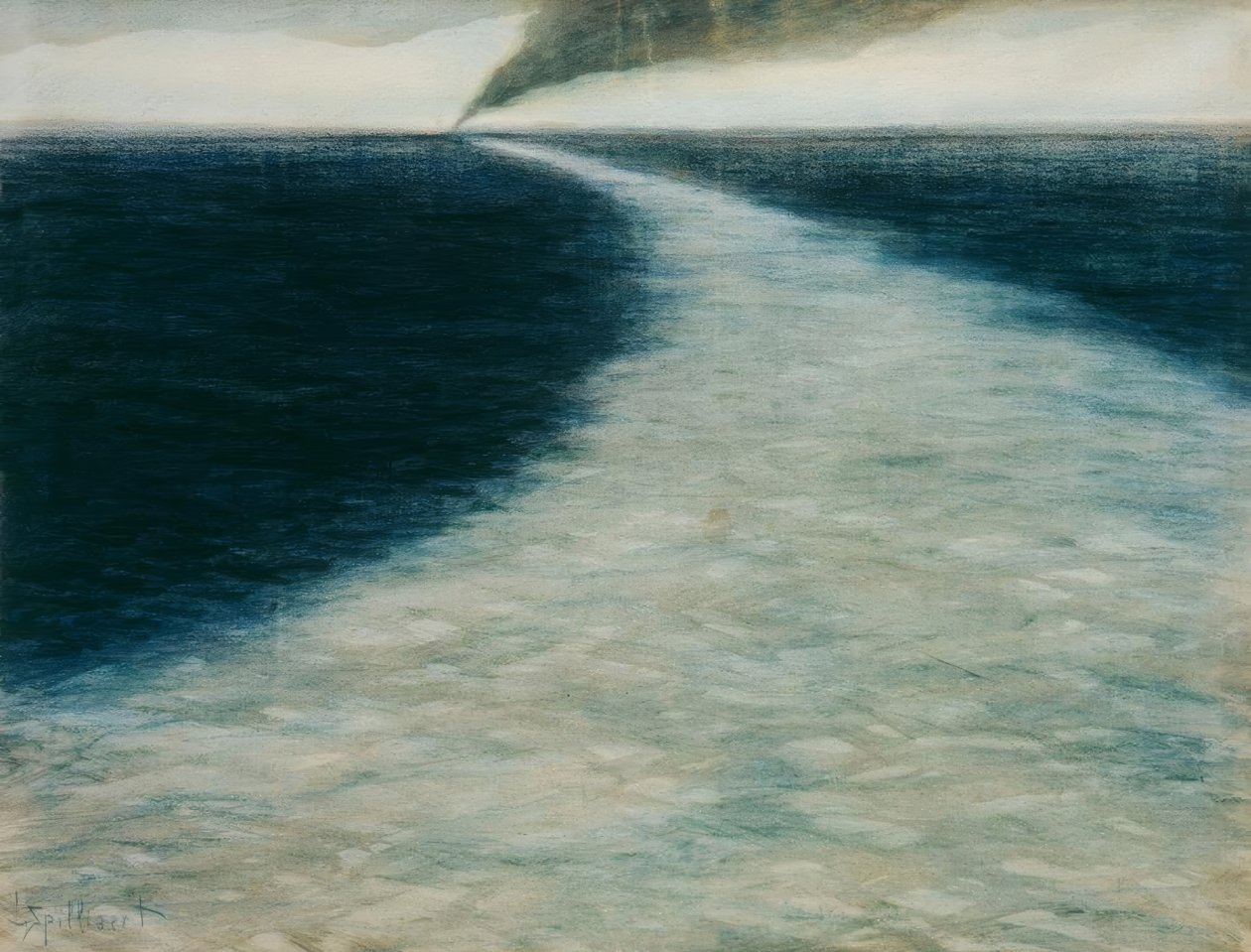 Marina con scia da Leon Spilliaert