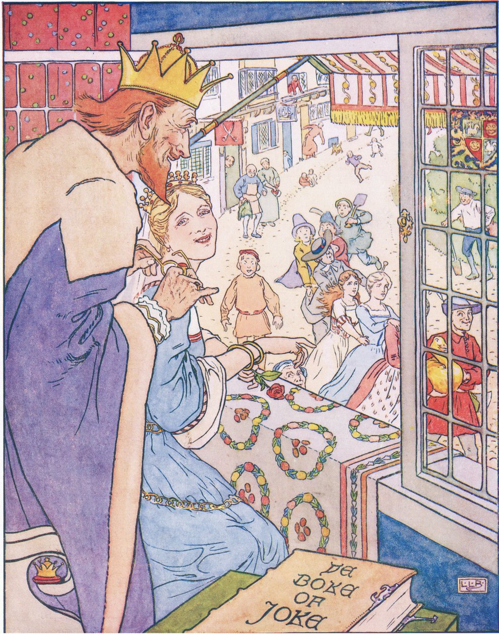Lo sciocco e la sua oca davanti alla principessa da Leonard Leslie Brooke
