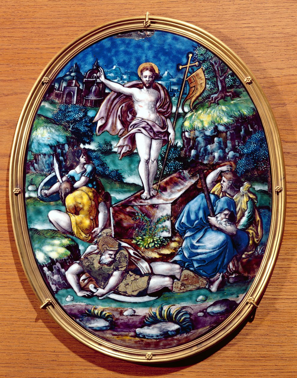 La Resurrezione di Cristo, 1557 da Leonard Limosin