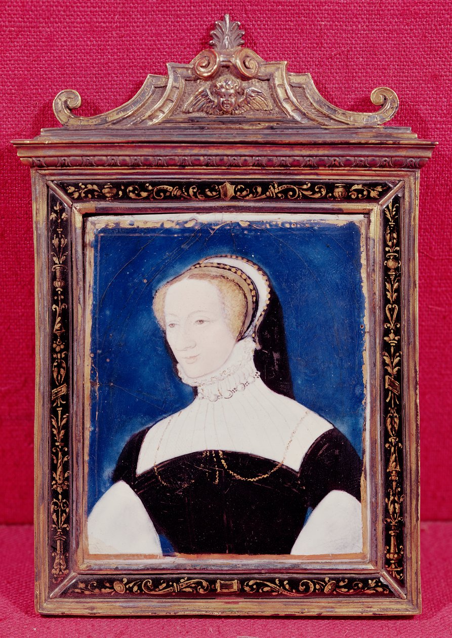 Ritratto presunto di Margherita di Valois (1492-1549) da Leonard Limousin