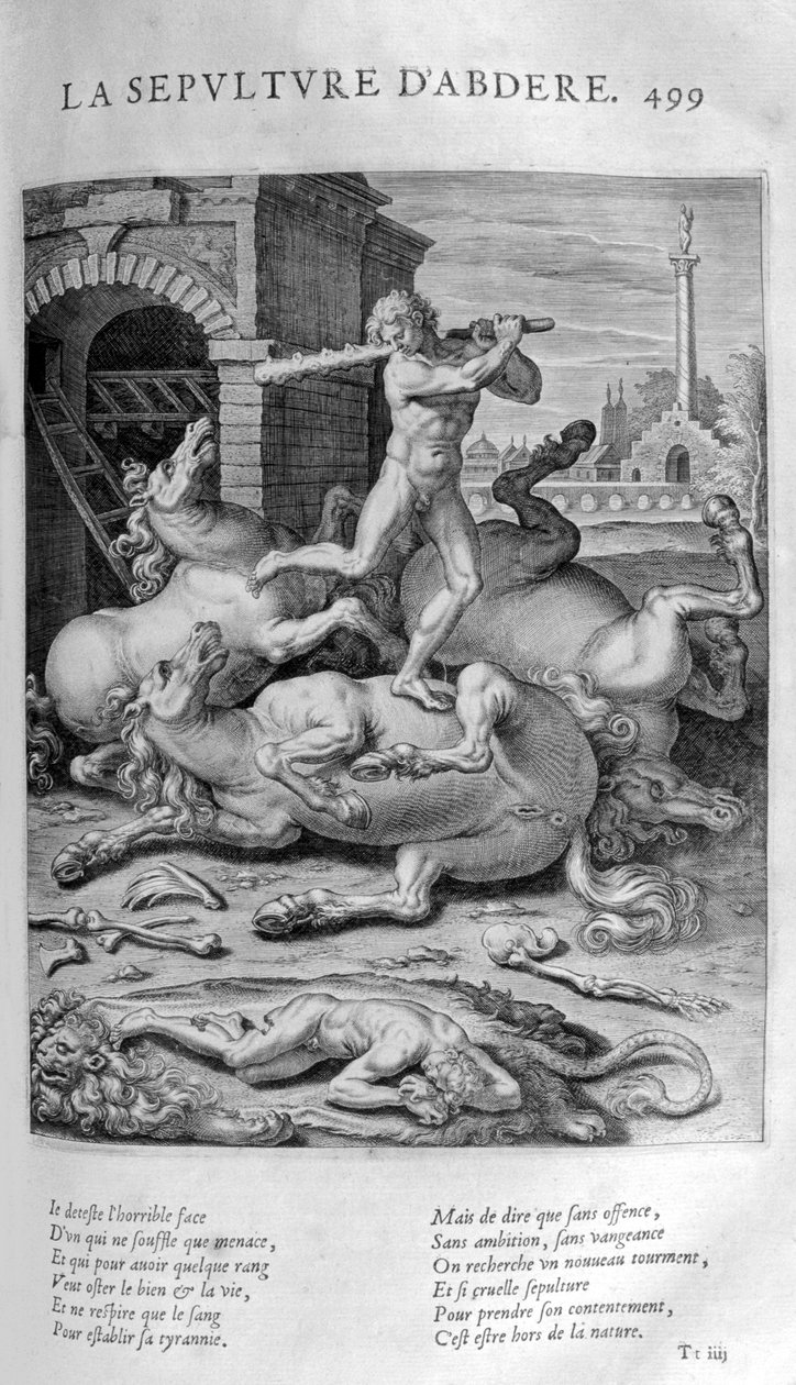 La Sepoltura di Abdère, 1615 da Leonard Gaultier