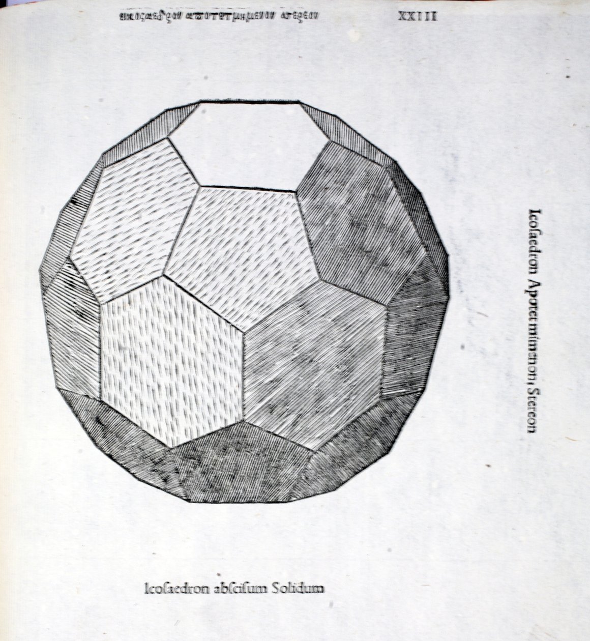 Icosaedro abscisum solidum, illustrazione da 