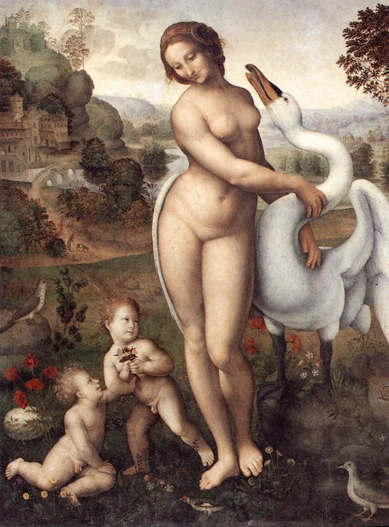 Leda e il cigno da Leonardo da Vinci