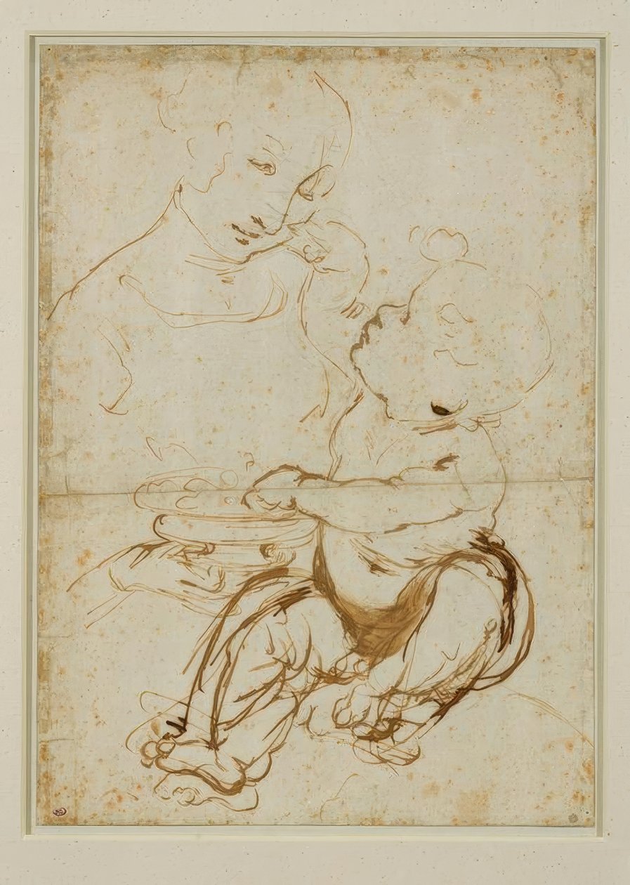 Maria con bambino, detta Madonna con i frutti da Leonardo da Vinci