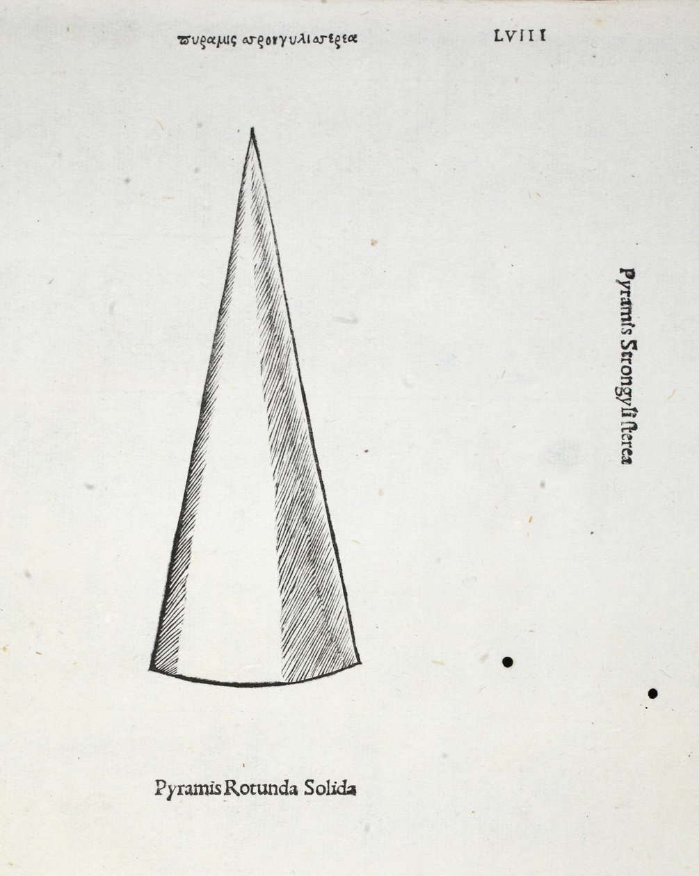 Pyramis rotunda solida, illustrazione da 