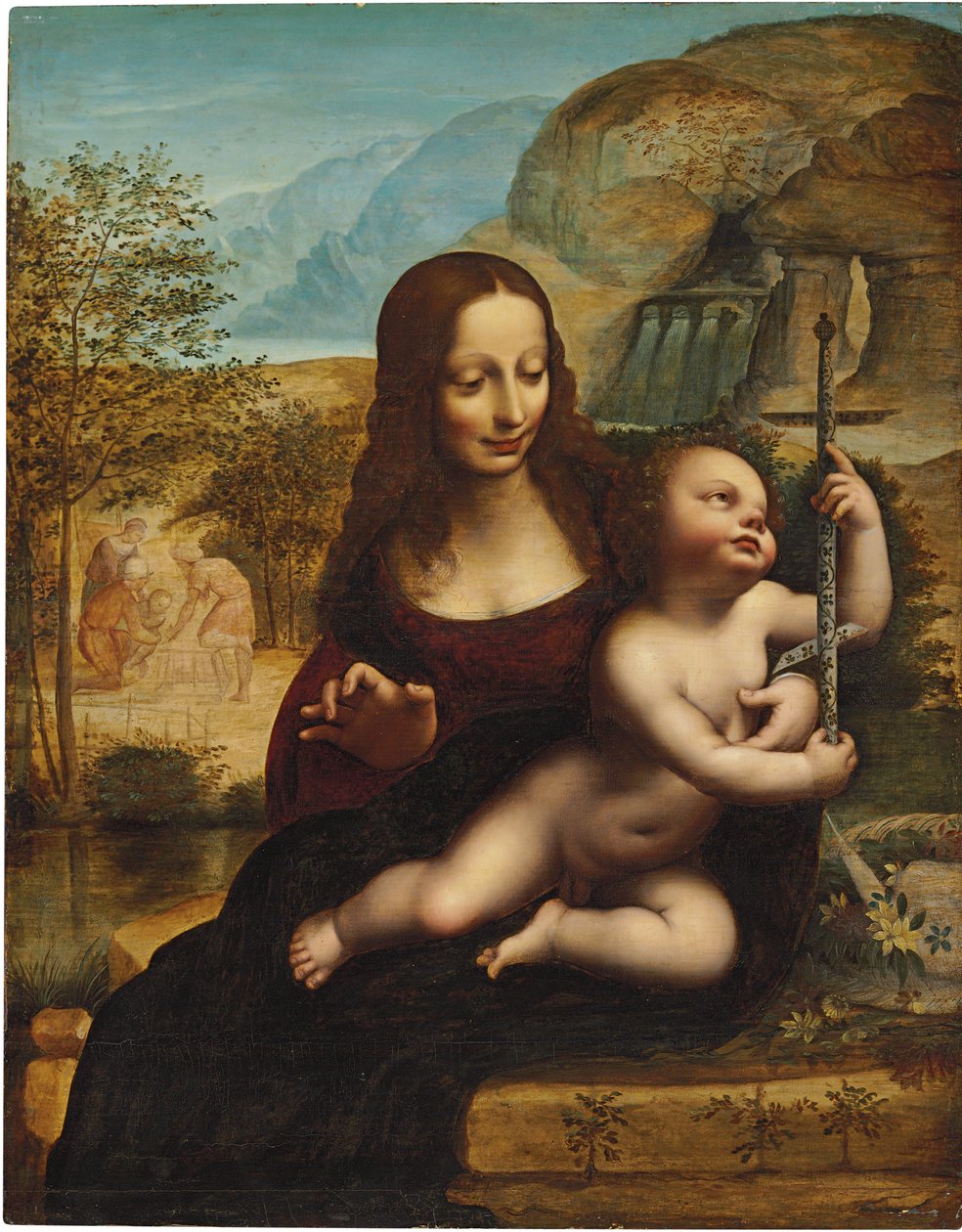 La Madonna del fuso da Leonardo da Vinci