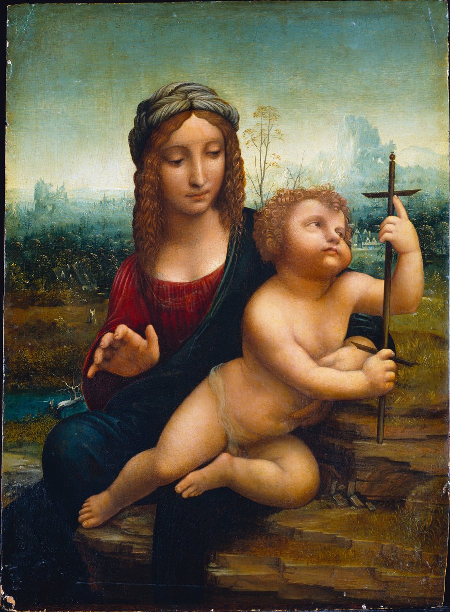 La Madonna del Fuso da Leonardo da Vinci