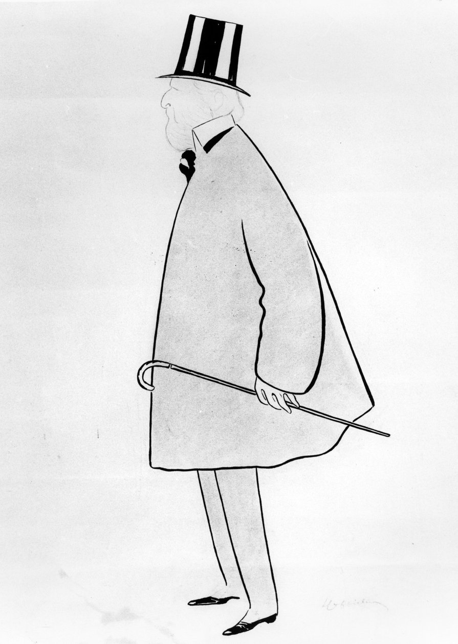 Caricatura di Jacques Doucet, c.1910-29 da Leonetto Cappiello