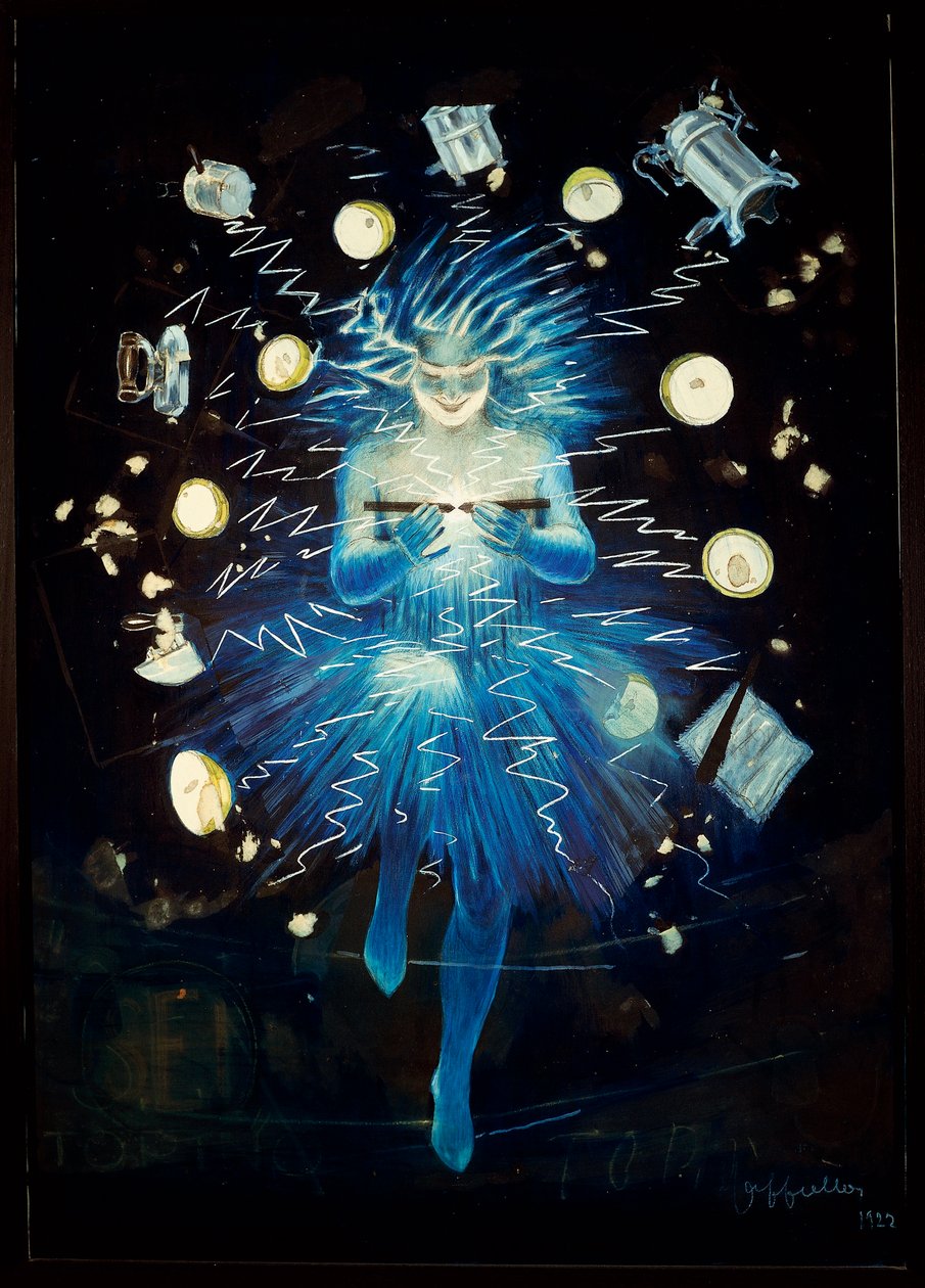 Bozza di poster per un elettrodomestico da Leonetto Cappiello