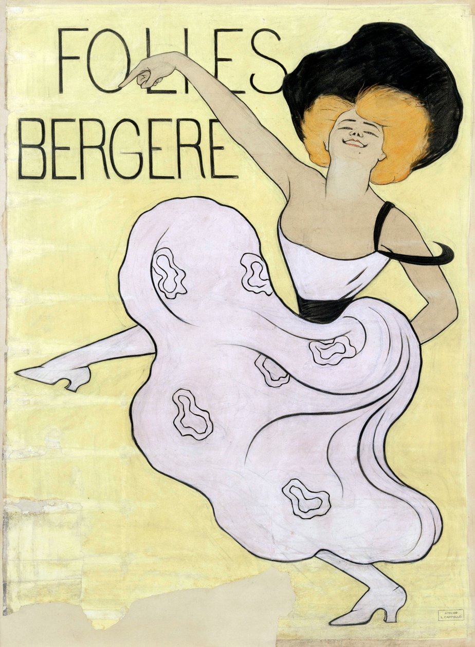 Folies Bergère, 1900 da Leonetto Cappiello
