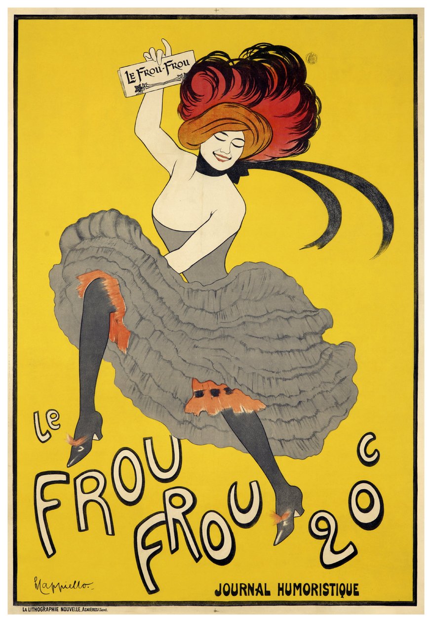Le Frou-Frou (1899) numero inaugurale da Leonetto Cappiello