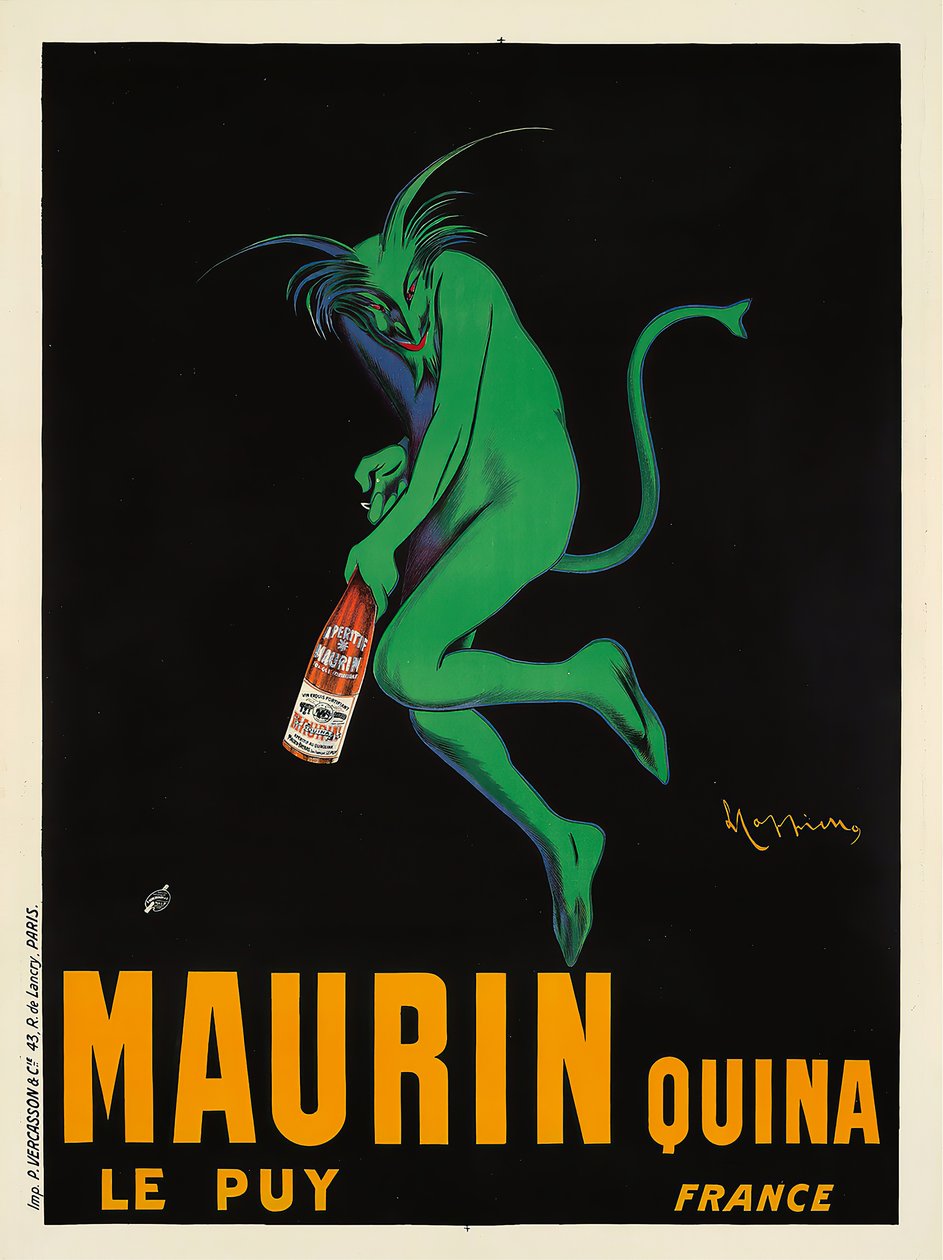 Maurin Quina, 1906 da Leonetto Cappiello