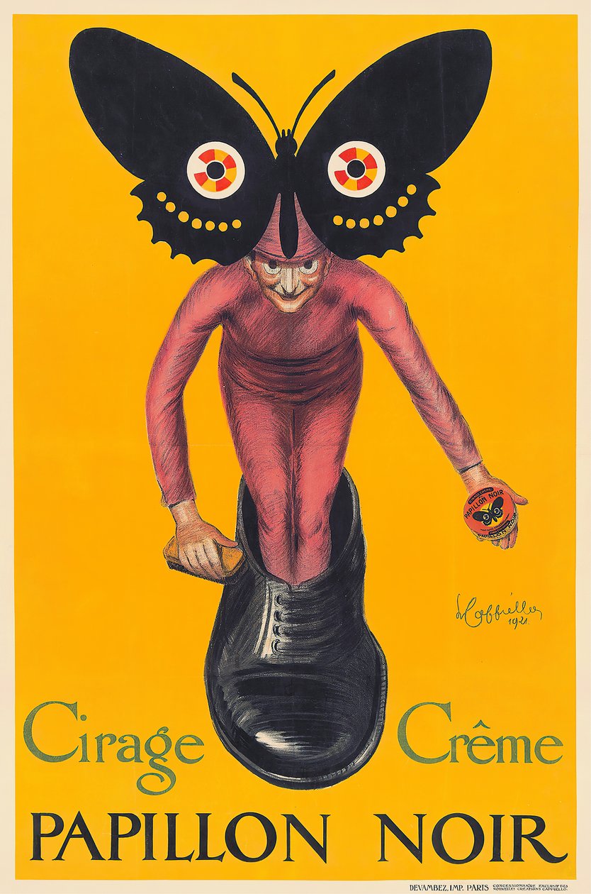 Papillon noir, 1921 da Leonetto Cappiello