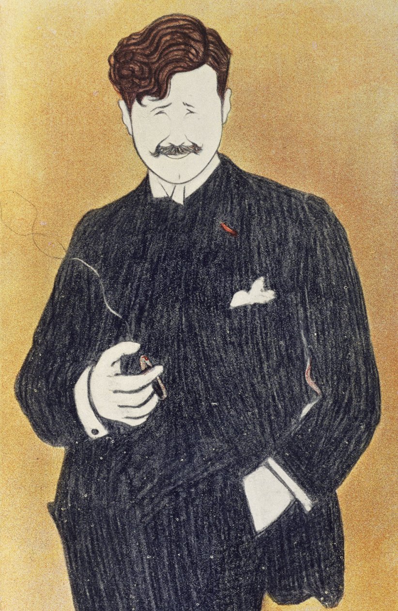 Ritratto di Georges Feydeau da Leonetto Cappiello