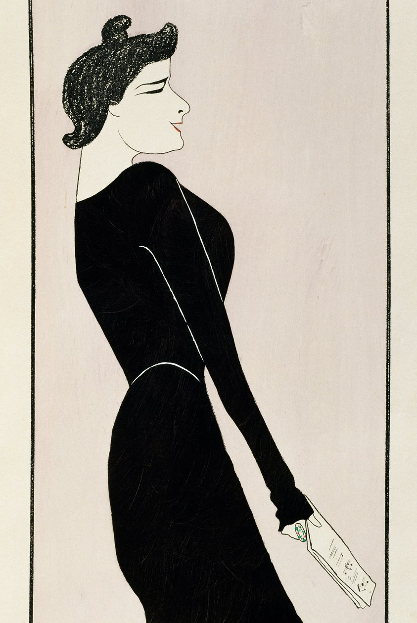 Ritratto di Lucienne Breval (Zurigo) da Leonetto Cappiello