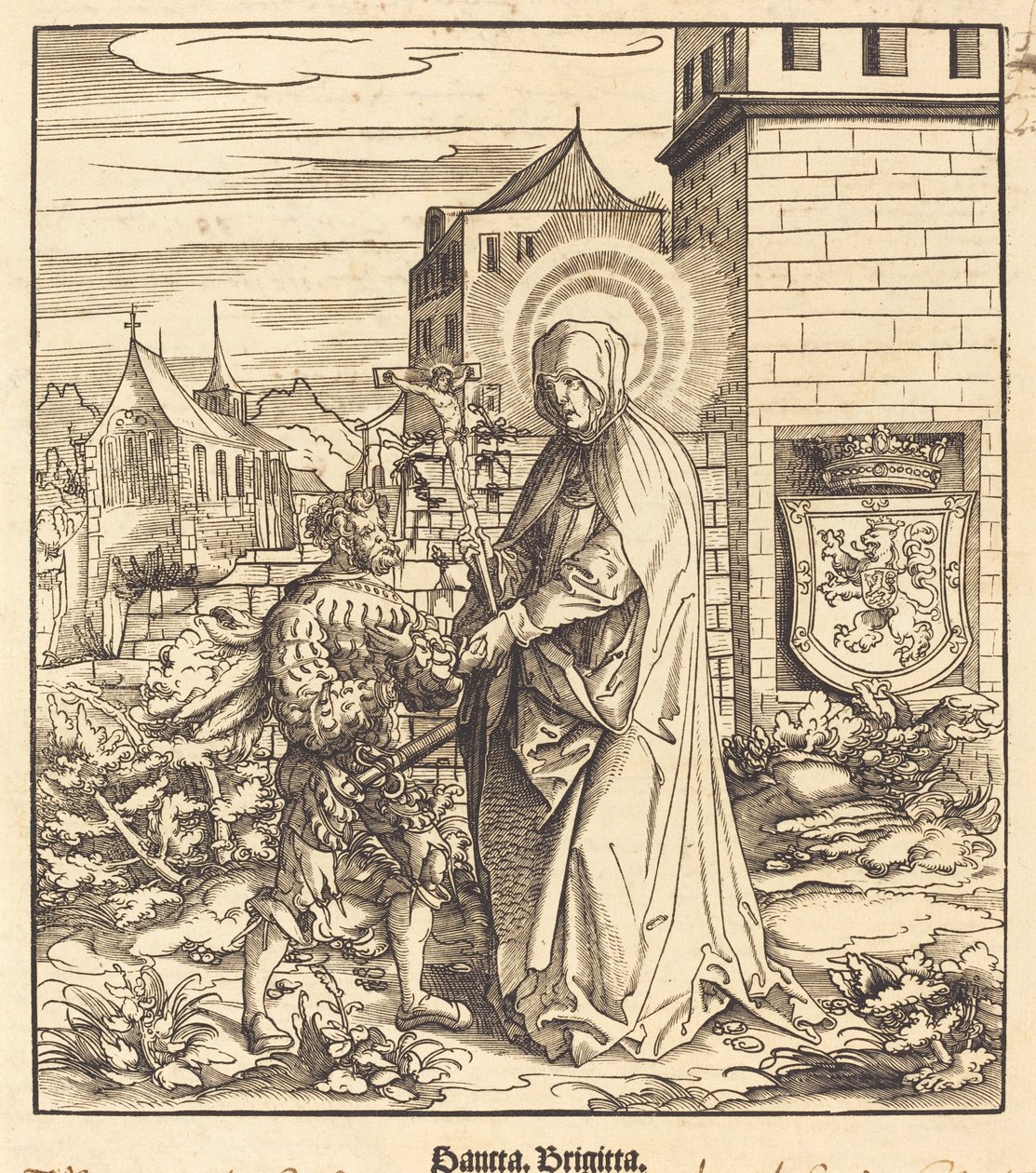 Santa Brigitta da Leonhard Beck
