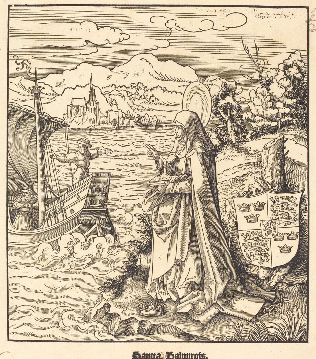Santa Valpurga da Leonhard Beck