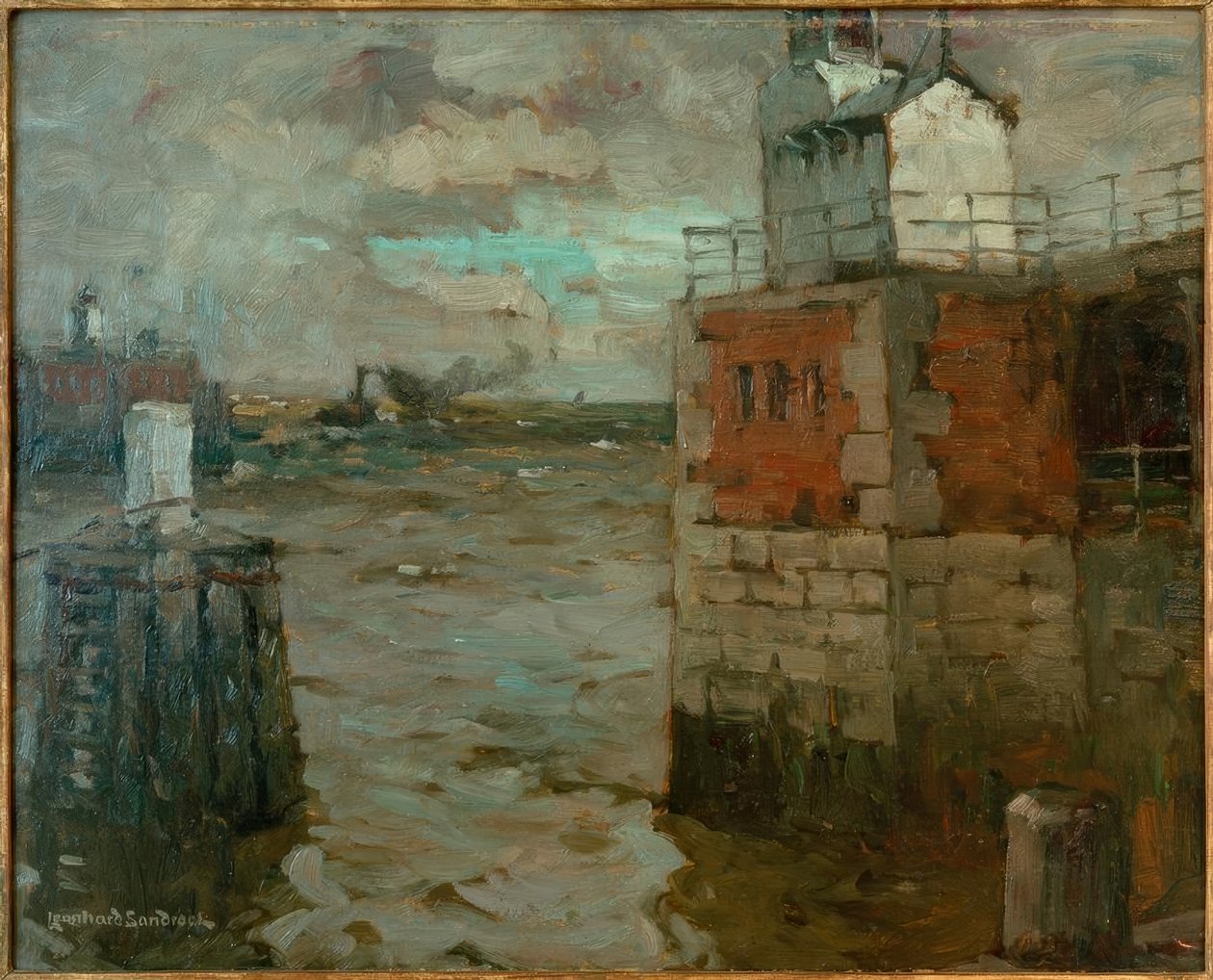 Uscita dal porto (Cuxhaven) da Leonhard Sandrock