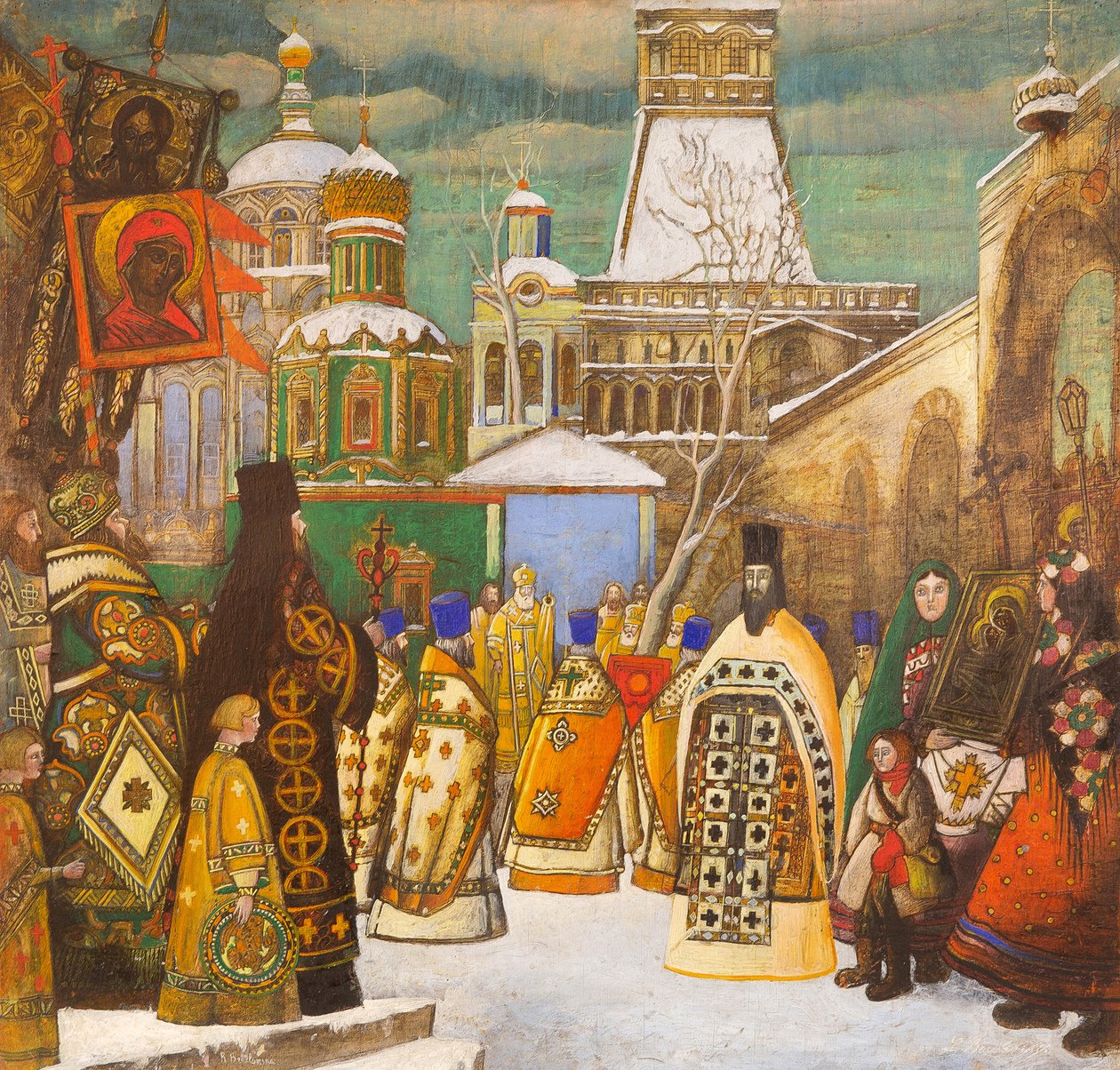 Processione di Pasqua da Leonid Mikhaylovich Brailovsky